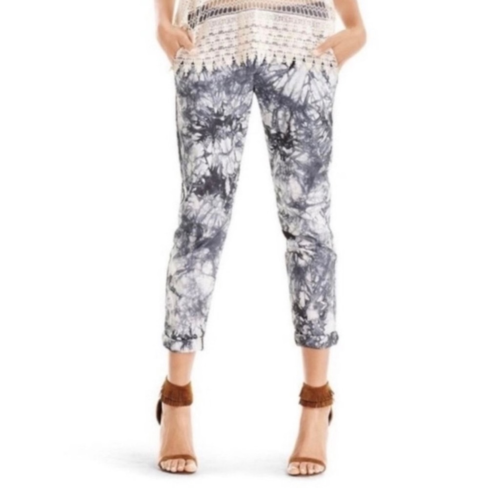 Cabi Grey and White Marble Pant